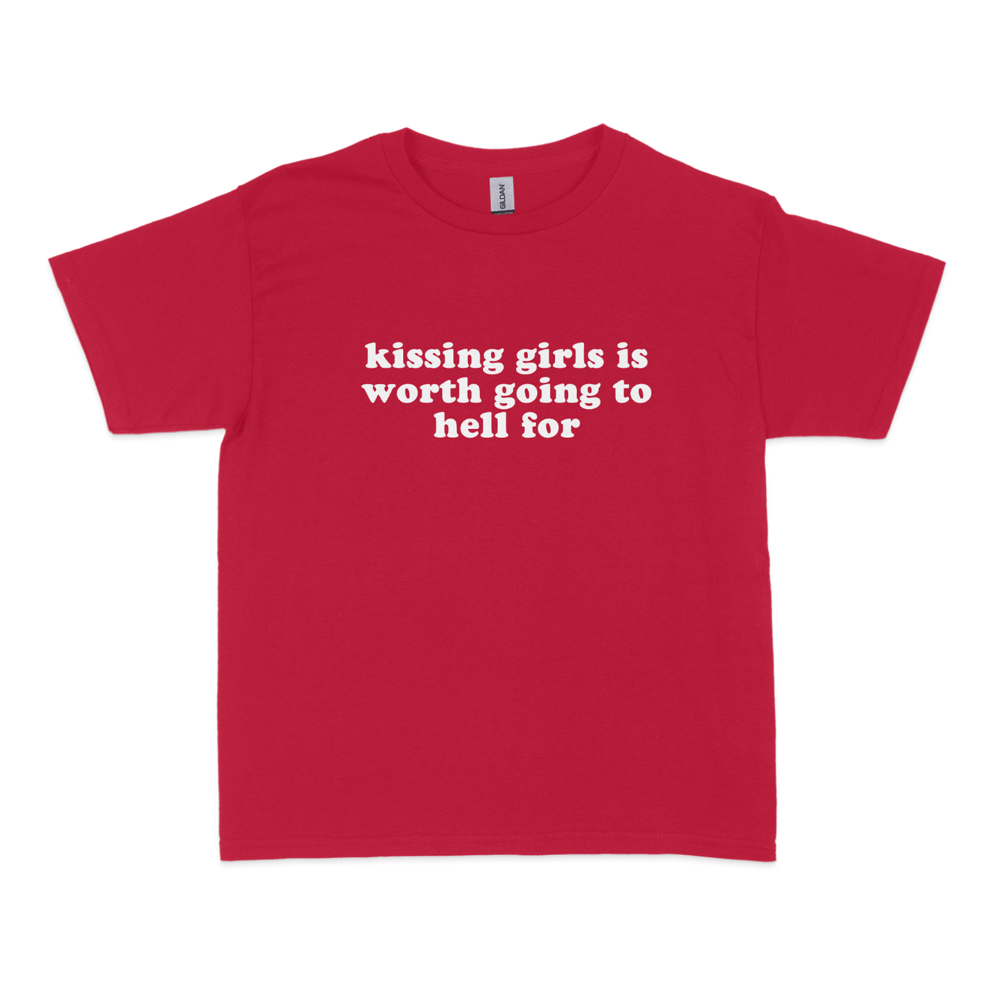 Kissing Girls Going to Hell Baby Tee