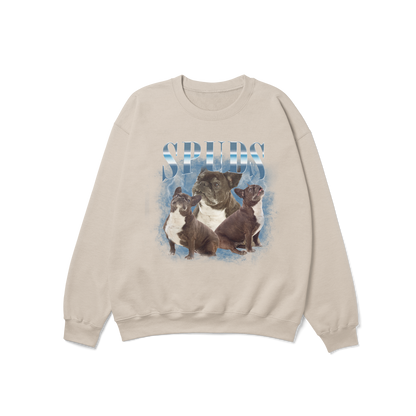 CUSTOM Your Pet 90s Retro Bootleg Crewneck Sweatshirt