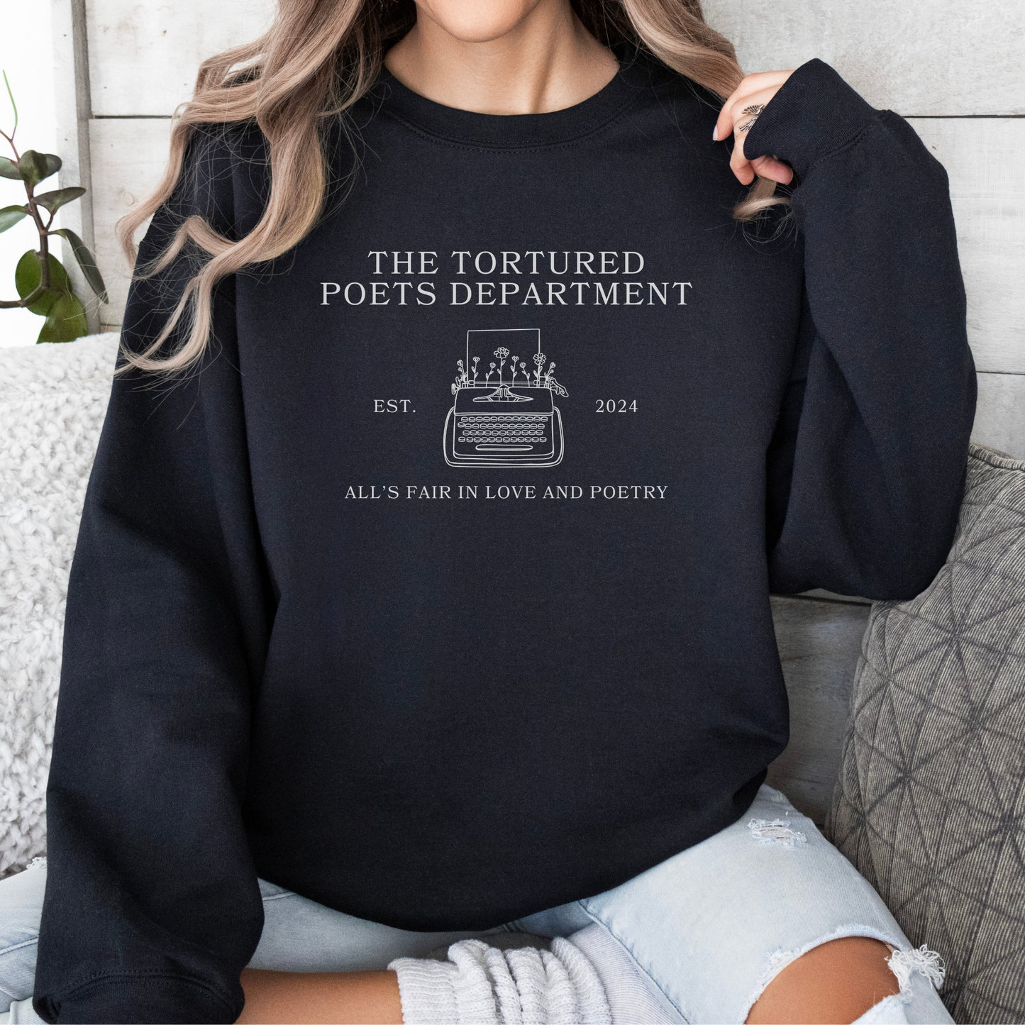 TTPD Typewriter Crewneck Sweatshirt