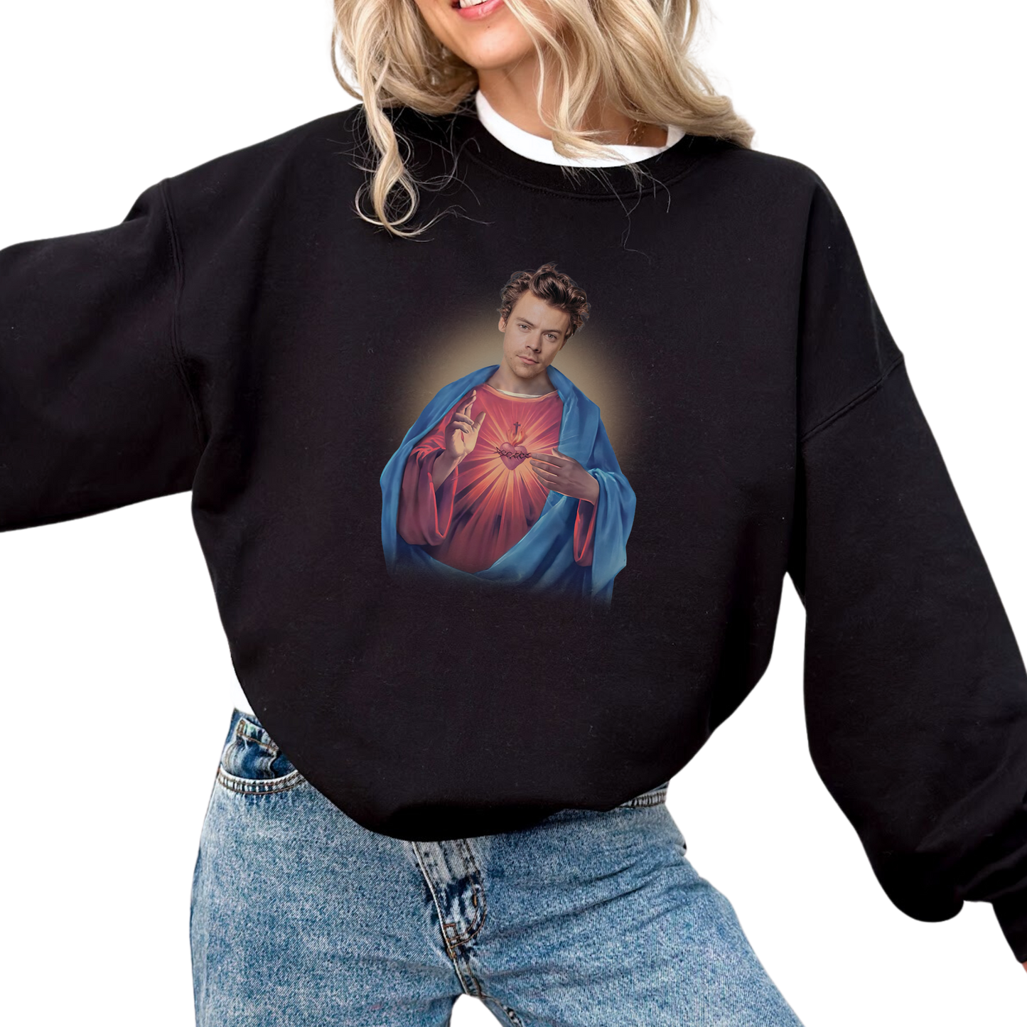 Harry Jesus Crewneck Sweatshirt