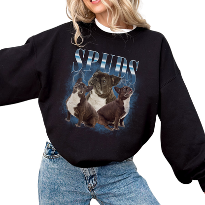 CUSTOM Your Pet 90s Retro Bootleg Crewneck Sweatshirt