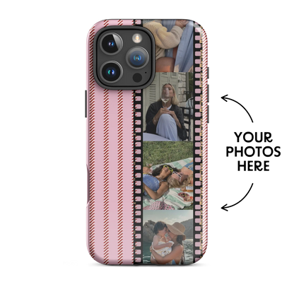 CUSTOM PHOTO Crimson Crush Aesthetic iPhone Case