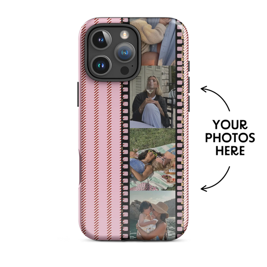 CUSTOM PHOTO Crimson Crush Aesthetic iPhone Case