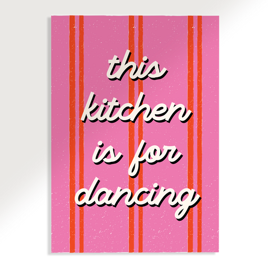 This Kitchen is For Dancing Poster