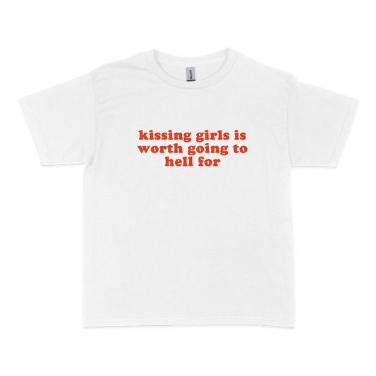 Kissing Girls Going to Hell Baby Tee