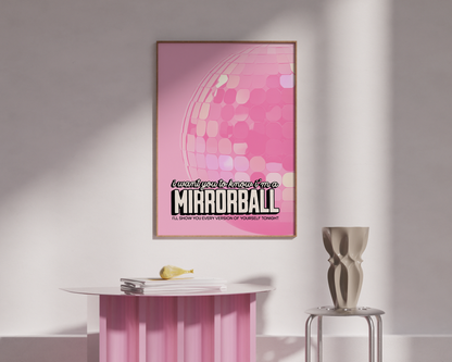 Mirrorball Taylor Swift Poster