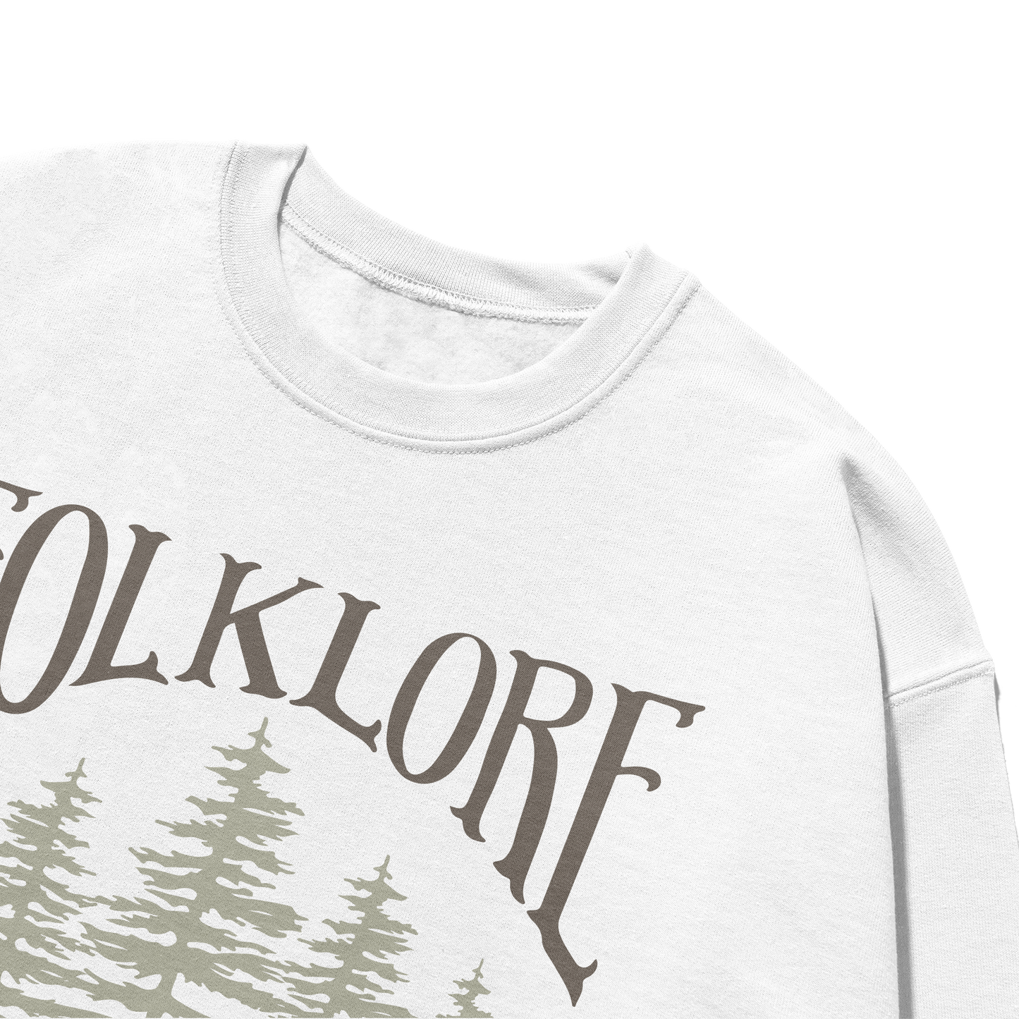 folklore Album Tracklist Crewneck Sweatshirt