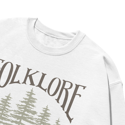 folklore Album Tracklist Crewneck Sweatshirt