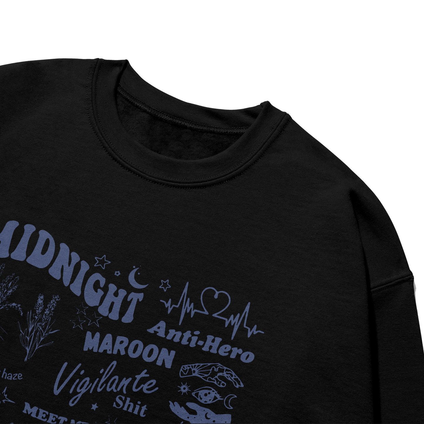 Midnights Lyrics Taylor Crewneck Sweatshirt