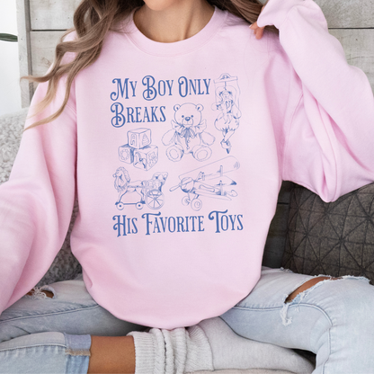 My Boy Only Breaks His Favorite Toys TTPD Crewneck Sweatshirt