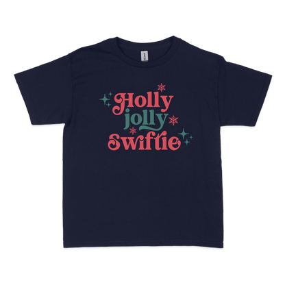 Holly Jolly Swiftie Christmas Baby Tee