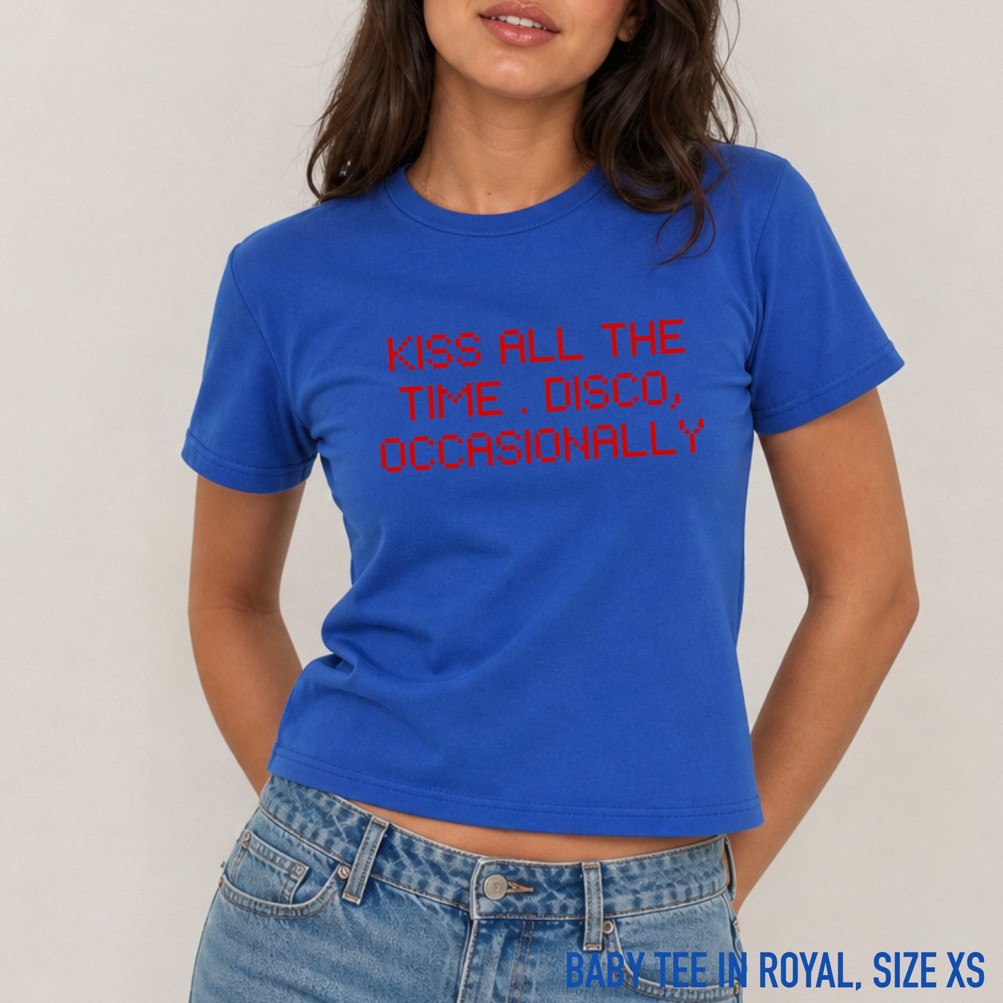 Kiss All The Time KATTDO Baby Tee