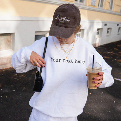 CUSTOM Your Text Typewriter Sweatshirt