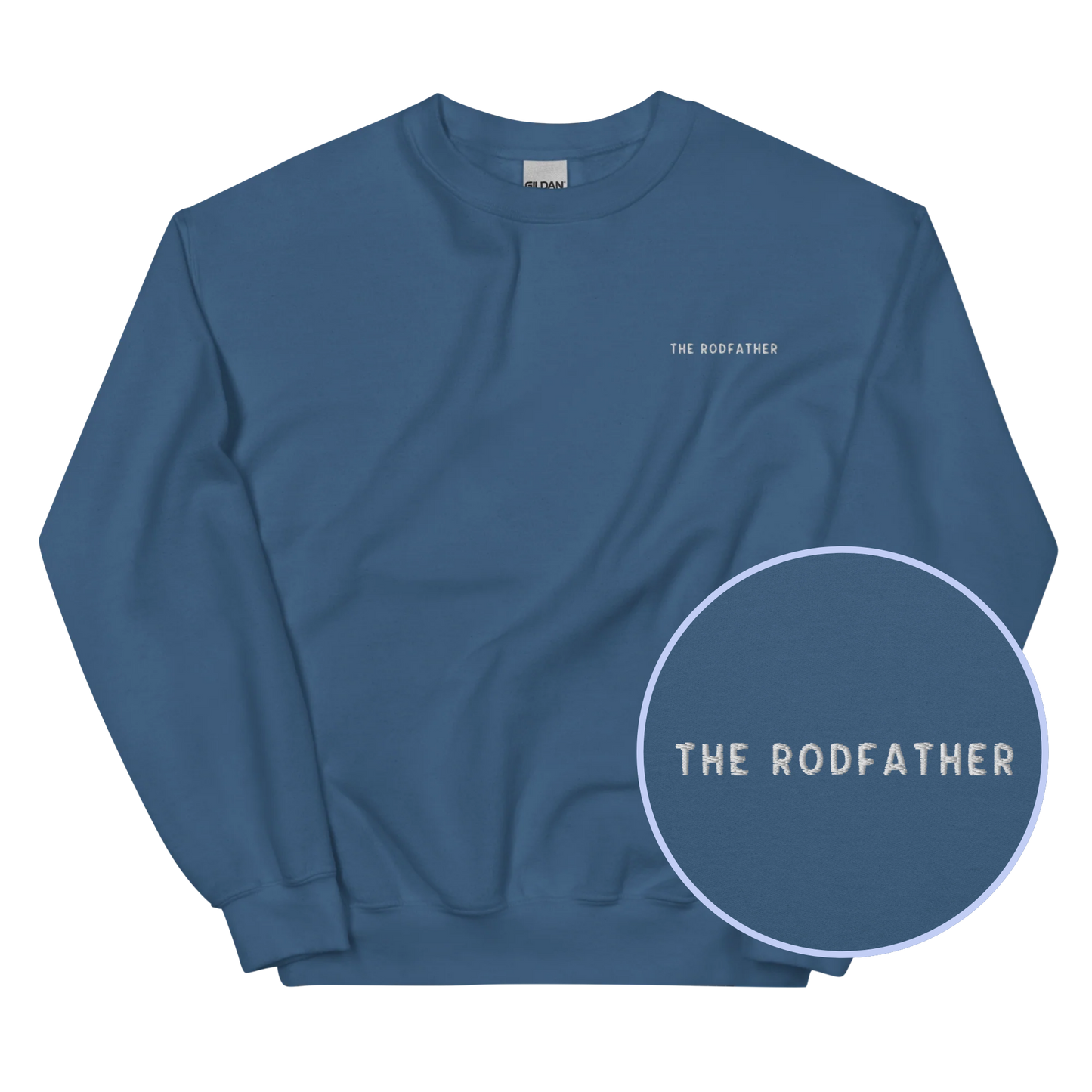 The Rodfather Fishing Embroidered Sweatshirt