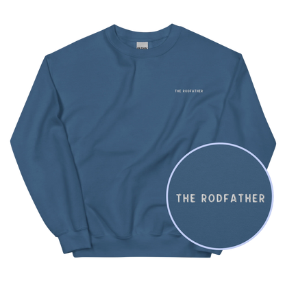 The Rodfather Fishing Embroidered Sweatshirt
