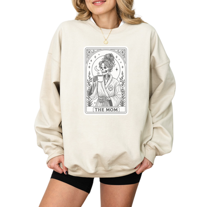 The Mom Funny Tarot Card Crewneck Sweatshirt