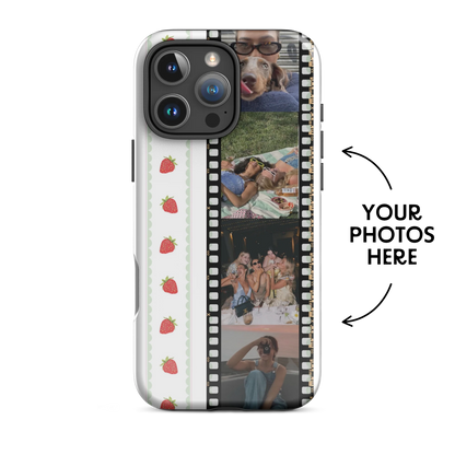 CUSTOM PHOTO Strawberry Fields Aesthetic iPhone Case