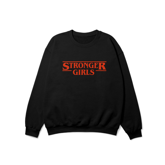 Stronger Girls Feminist Crewneck Sweatshirt