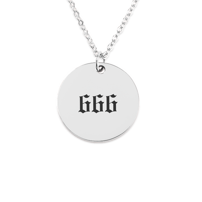 Angel Number 666 Reflect Coin Necklace