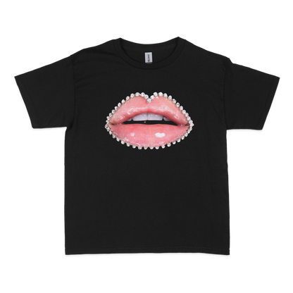 Bejeweled Lips Baby Tee