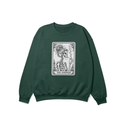 The Stoner Funny Tarot Card Crewneck Sweatshirt