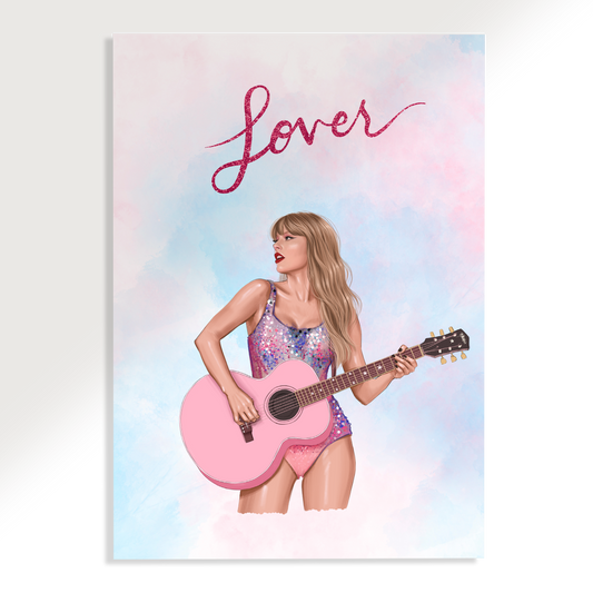 Lover Outfit Eras Taylor Poster