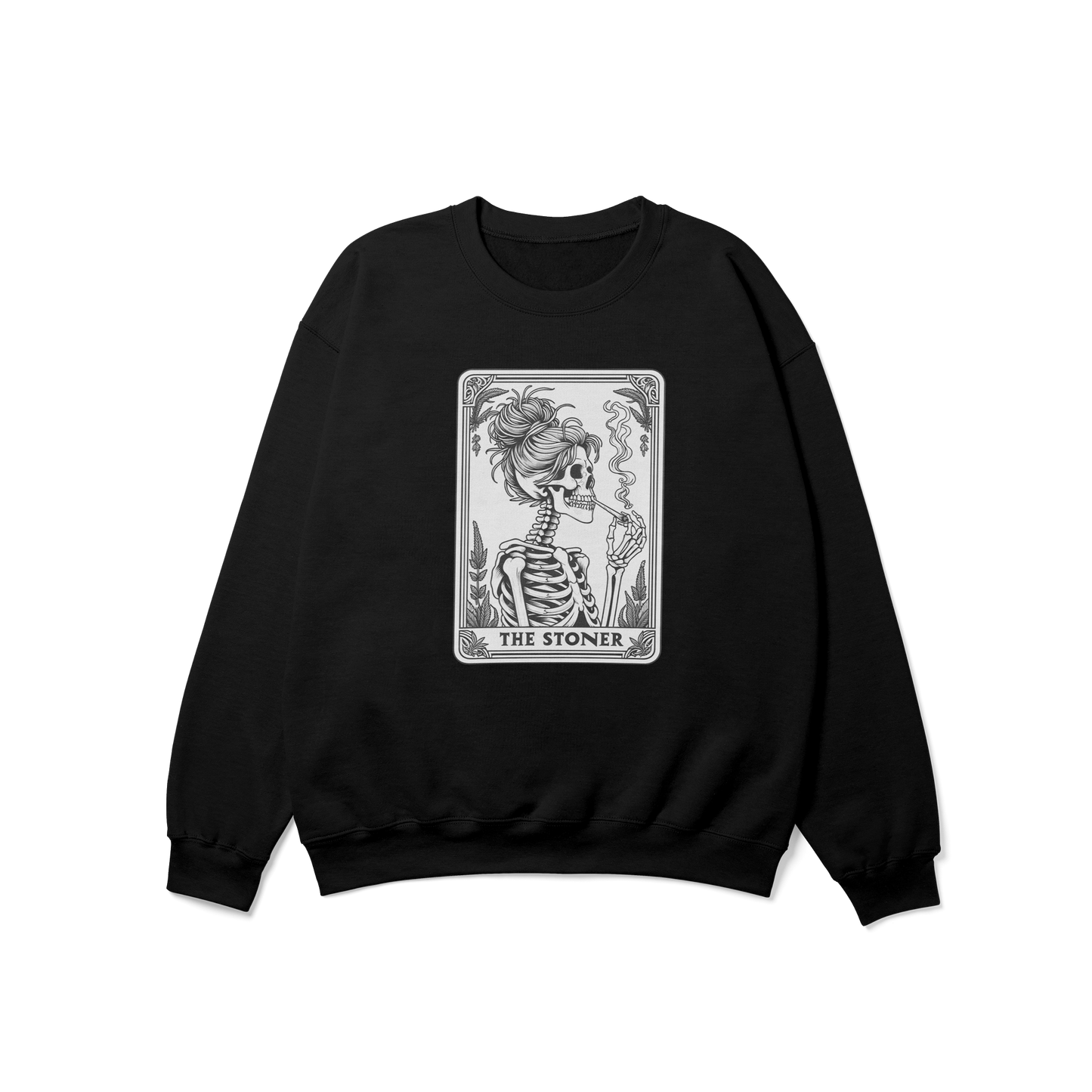 The Stoner Funny Tarot Card Crewneck Sweatshirt