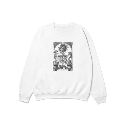 The Plant Lady Funny Tarot Card Crewneck Sweatshirt