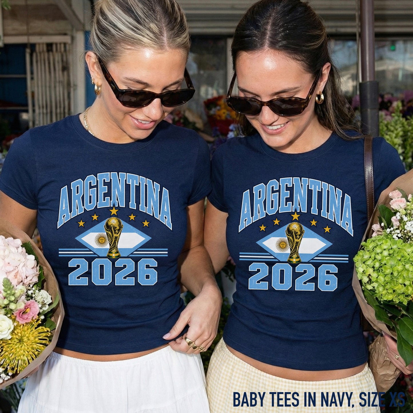 Argentina 2026 Football World Cup Baby Tee