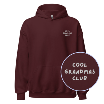 Cool Grandmas Club Embroidered Hoodie