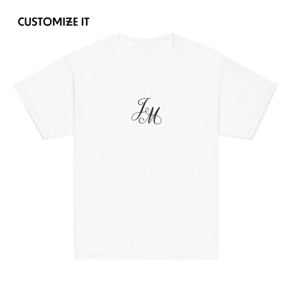 CUSTOM Monogrammed Initials Embroidered Baby Tee