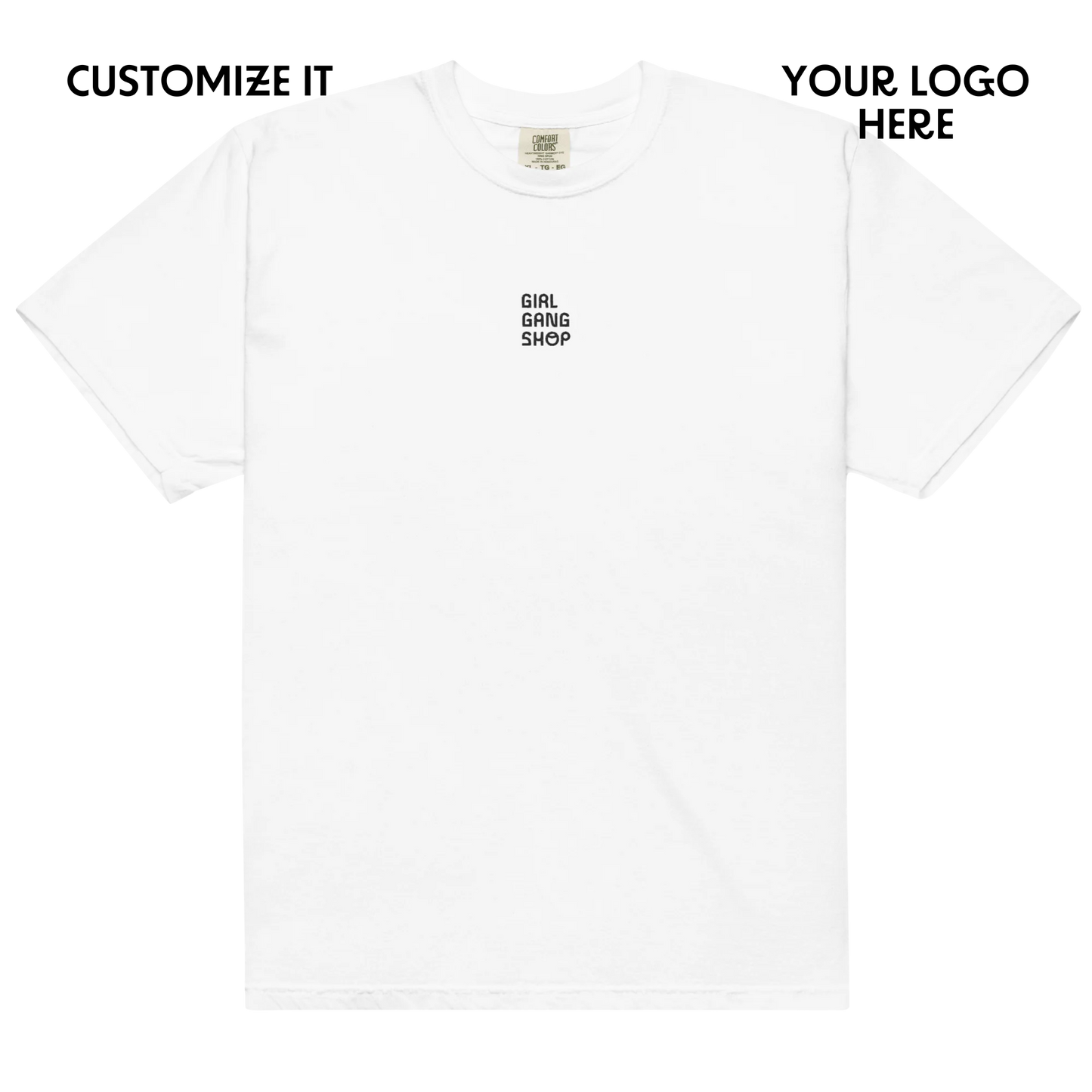 CUSTOM YOUR LOGO Embroidered Classic T-Shirt