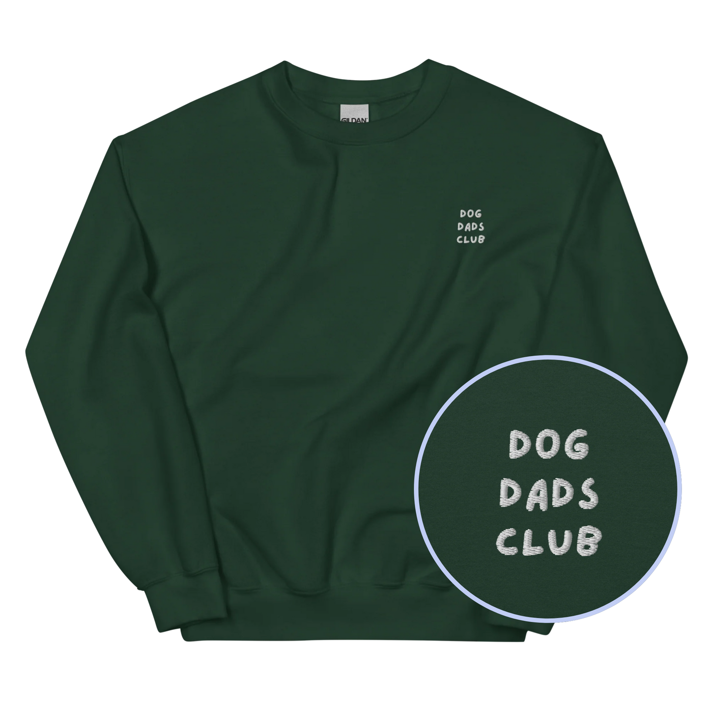 Dog Dads Club Embroidered Sweatshirt