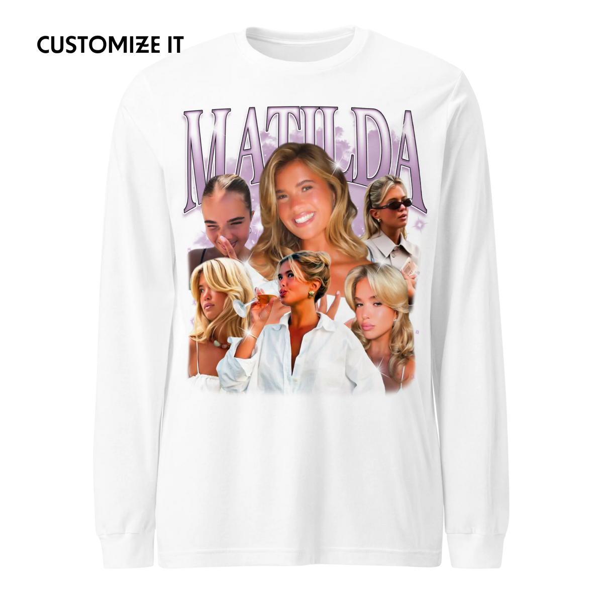 CUSTOM Create Your Own Bootleg Long Sleeve T-Shirt