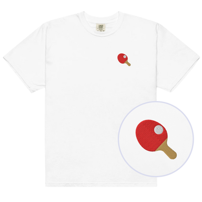 Table Tennis Embroidered Premium T-Shirt