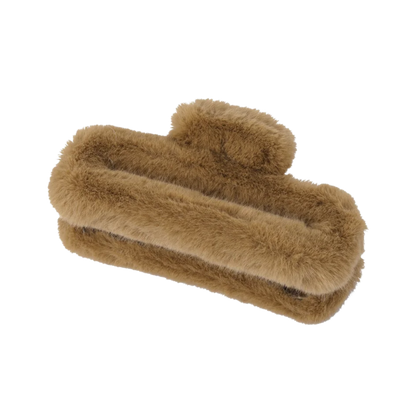 Fluffy Hair Claw Clip
