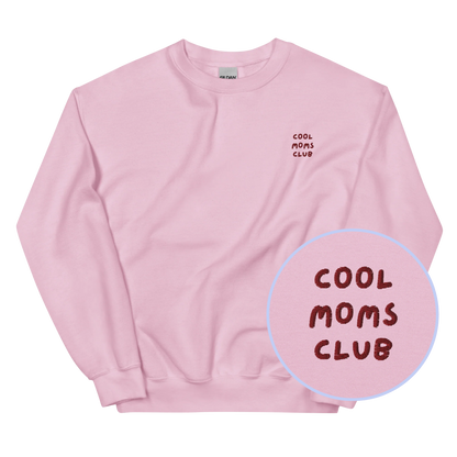 Cool Moms Club Embroidered Sweatshirt