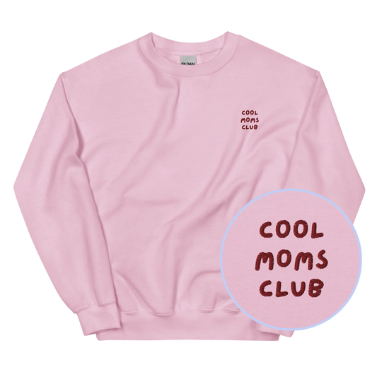 Cool Moms Club Embroidered Sweatshirt