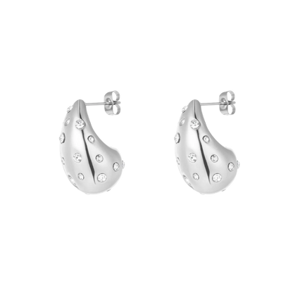 Rhinestone Drop Earrings