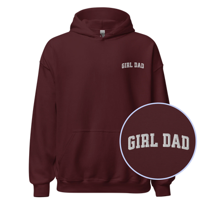 Girl Dad Embroidered Hoodie
