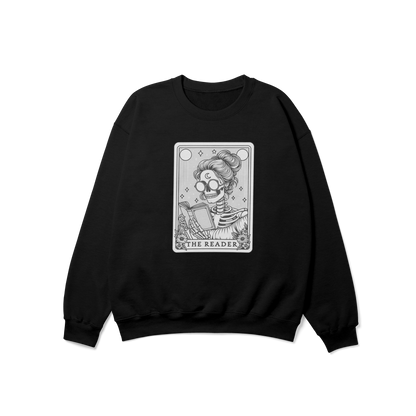 The Reader Funny Tarot Card Crewneck Sweatshirt