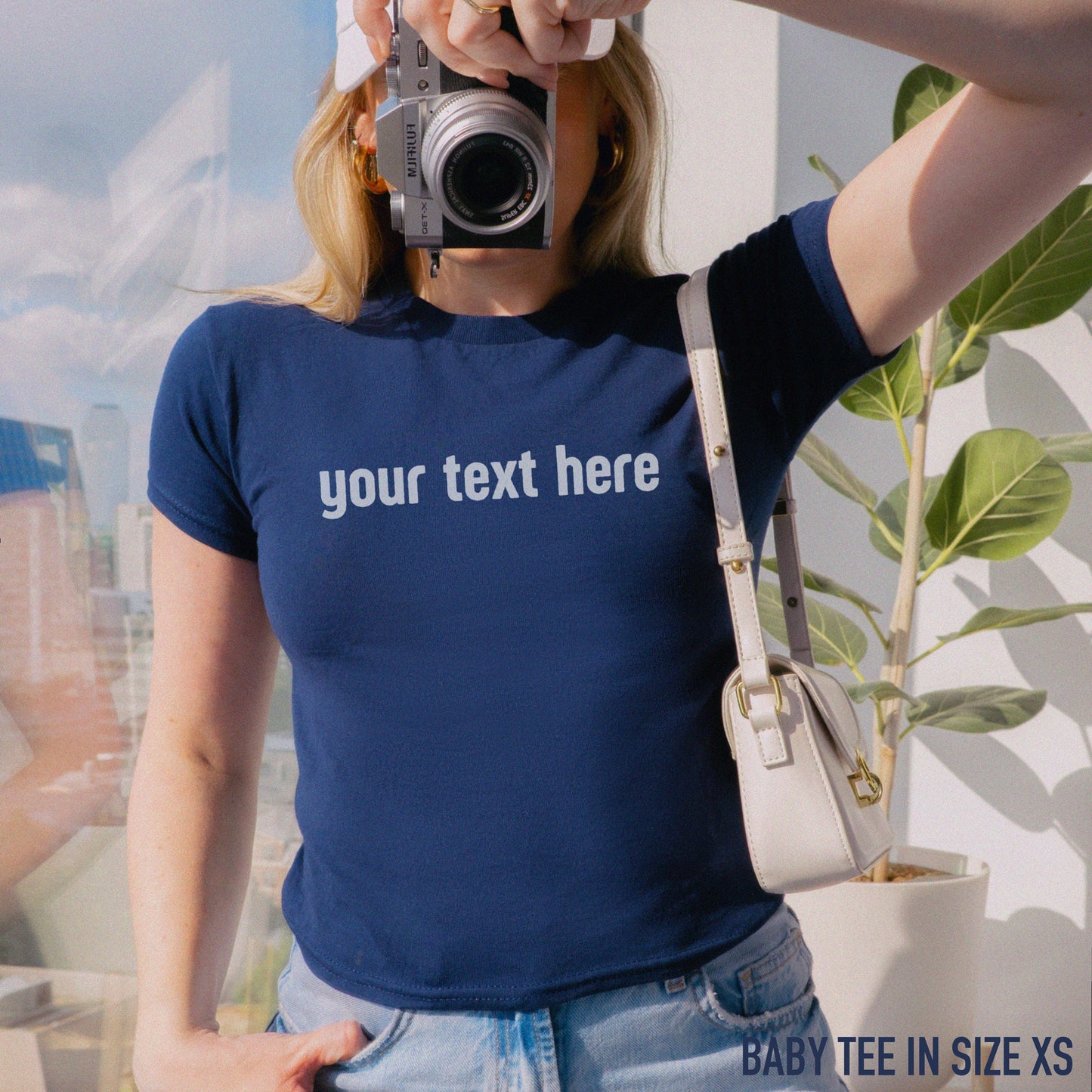 CUSTOM Your Text Baby Tee