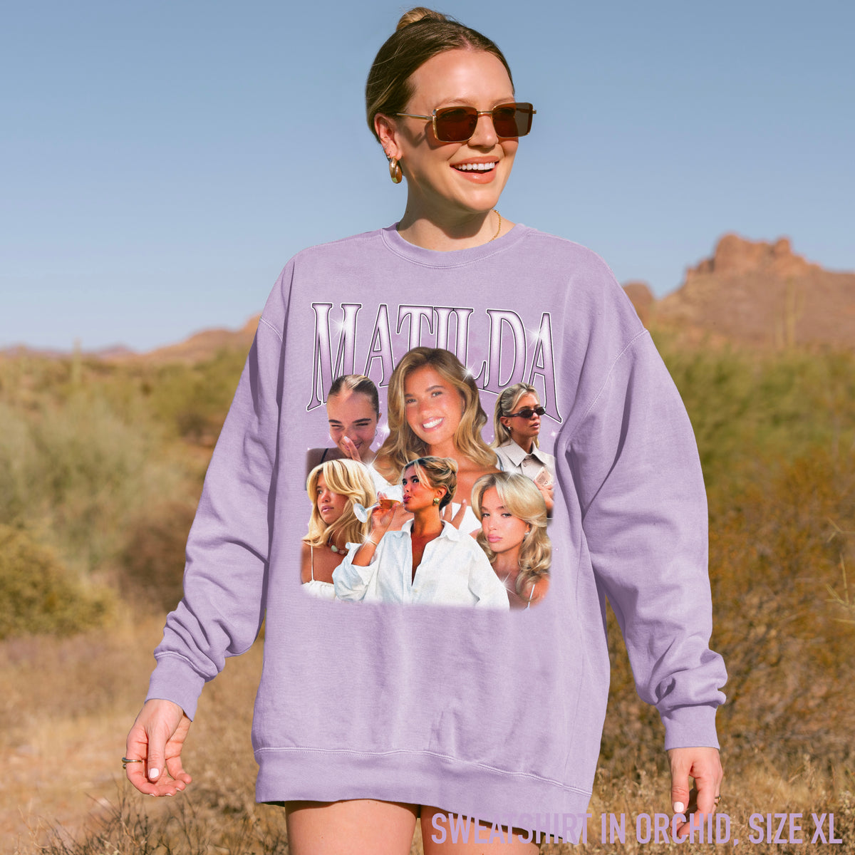 CUSTOM Create Your Own Bootleg Vintage Wash Crewneck Sweatshirt
