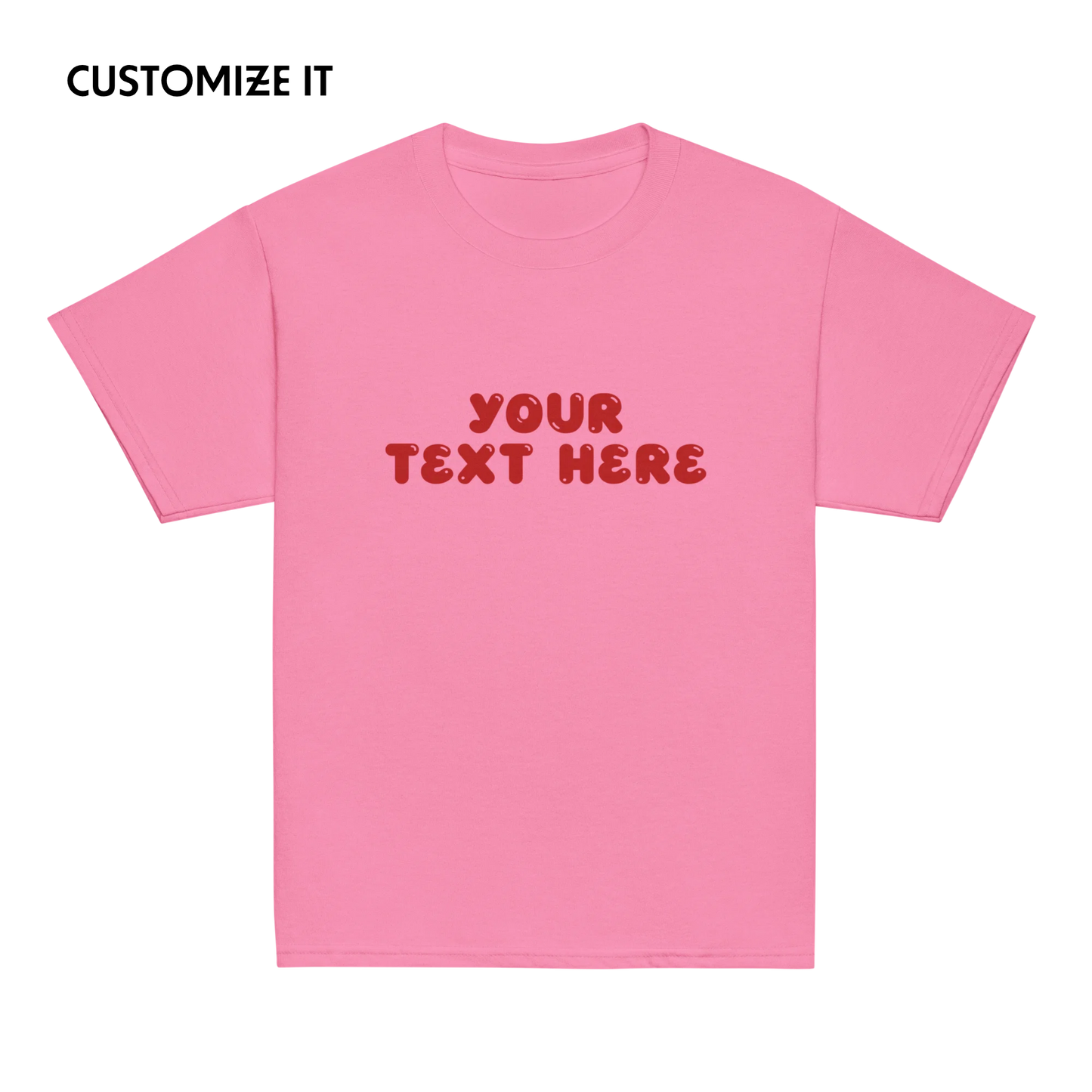 CUSTOM Your Text Bubble Baby Tee