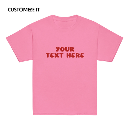 CUSTOM Your Text Bubble Baby Tee