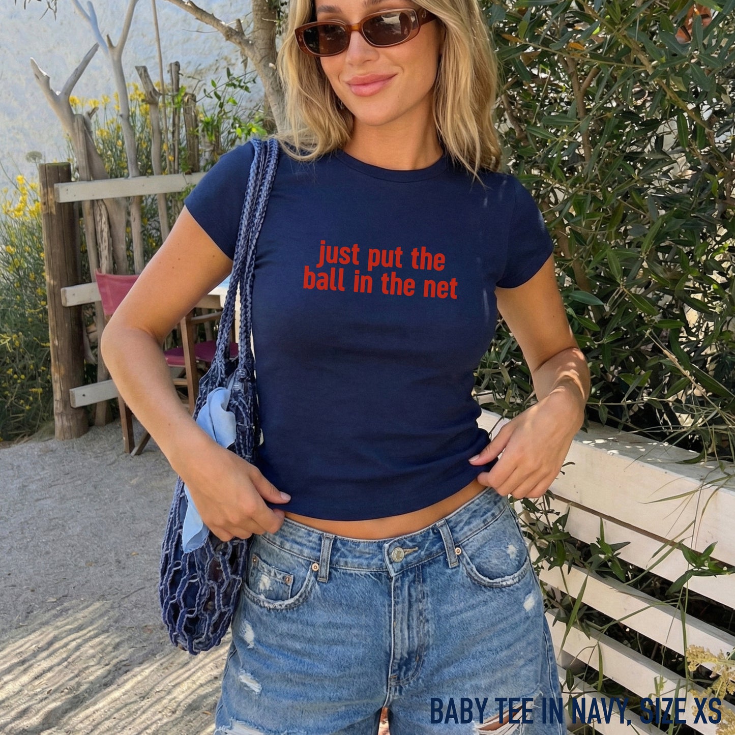 Just Put the Ball in the Net World Cup Football Baby Tee
