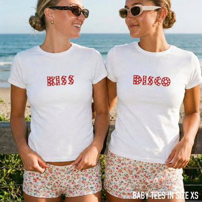 KISS DISCO KATTDO Baby Tee