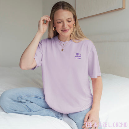 Cool Moms Club Embroidered Mother Classic T-Shirt