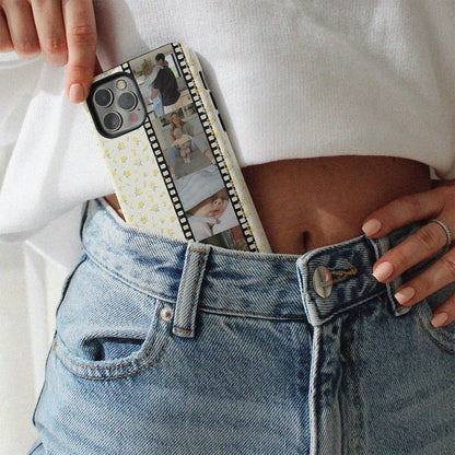 CUSTOM PHOTO Tiny Bloom Yellow Aesthetic iPhone Case