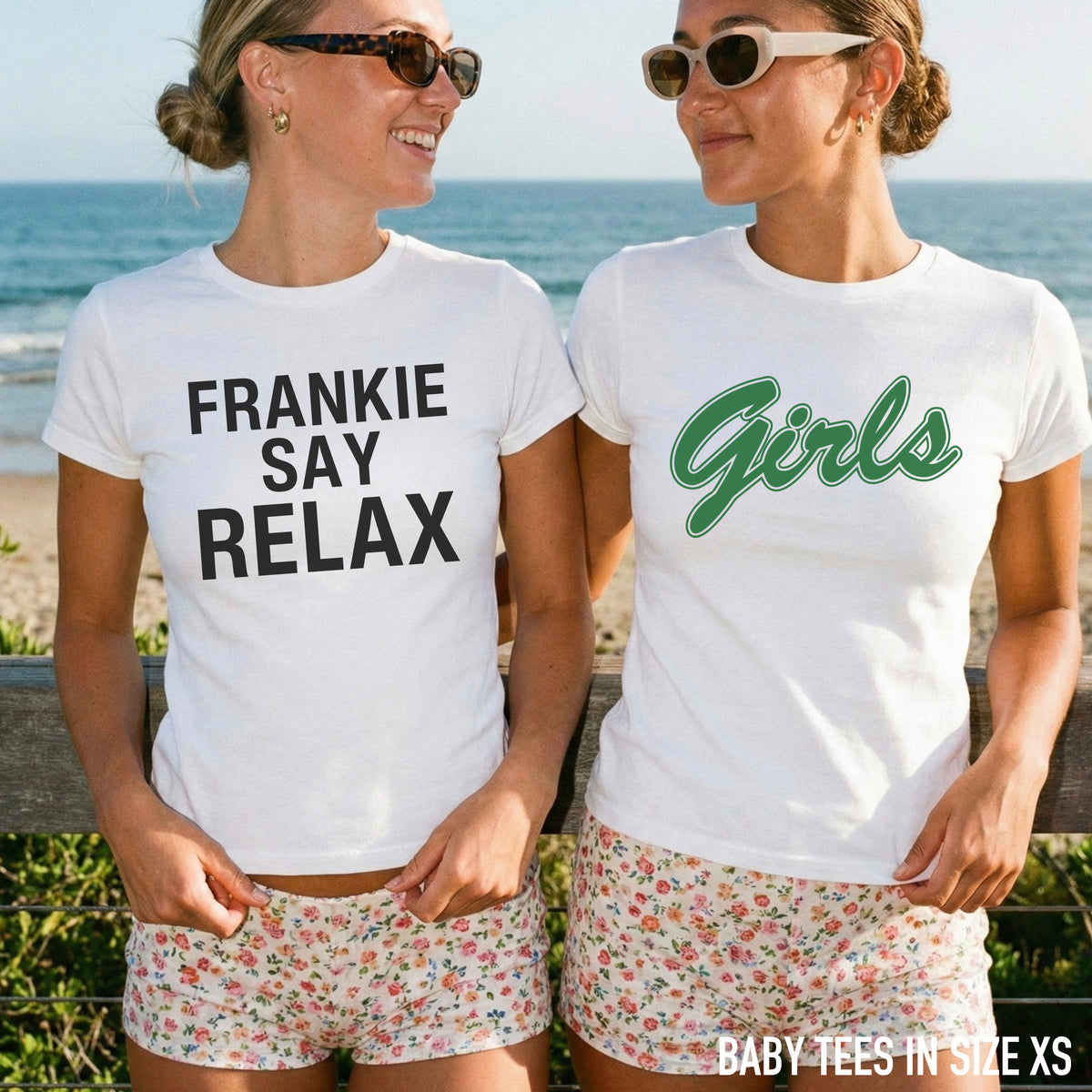 Frankie Say Relax Friends Baby Tee